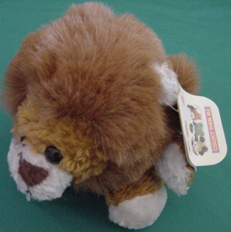 Preferred Plush Lance Lion Beanie Plush 4" Tag Cream Puffs