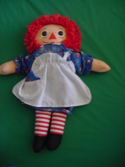 Raggedy Ann Hasbro Stuffed Plush Doll 12" 1996