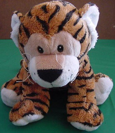 Soft Floppy Bengal Tiger Orange Stuffed Plush 9.5"