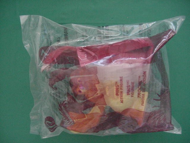 McDonald's Nickelodeon Tak #7 Pins in Bag