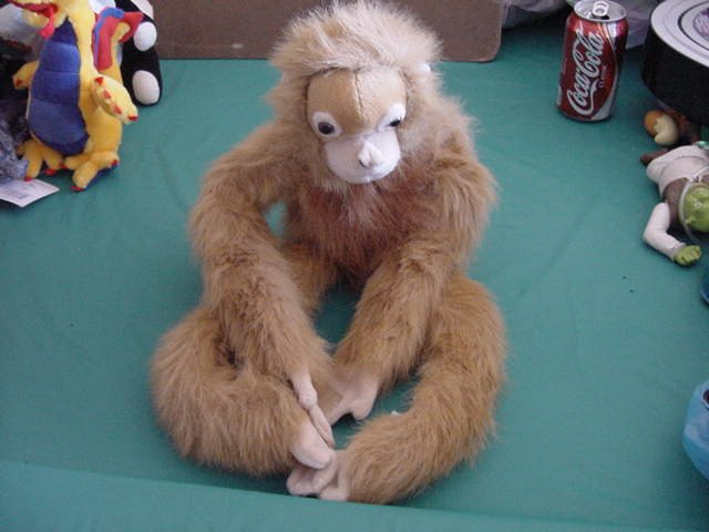Aurora Velcro Hands & Feet Orangutan Stuffed Plush 16"
