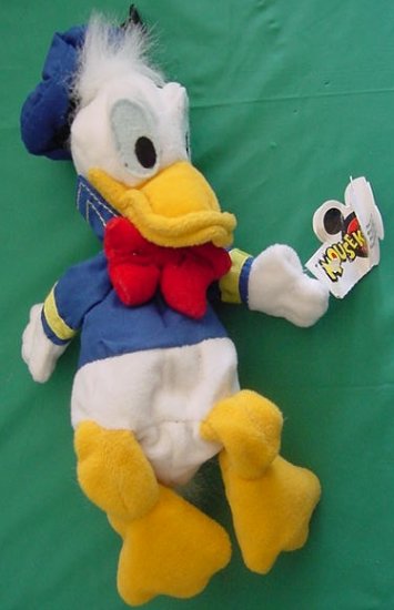 Disney Donald Duck Mouseketoys Bean Bag Plush 9" Tag