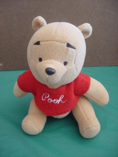 Winnie the Pooh Bear Disney Jointed Stuffed Plush 6.5"