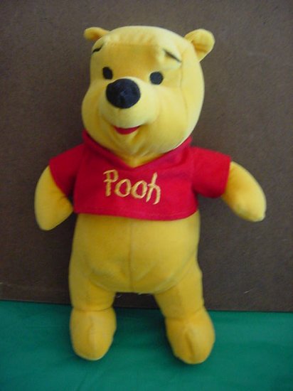 Winnie the Pooh Bear Disney Mattel Stuffed Plush 10" TLC