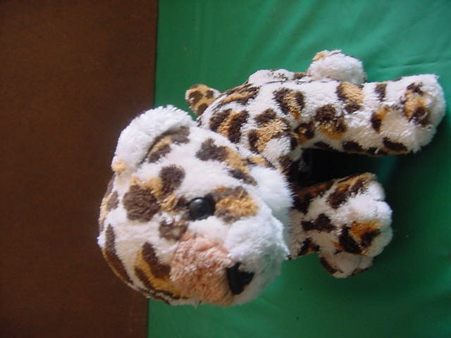 Wal-mart Spotted Leopard Cat Soft Stuffed Plush