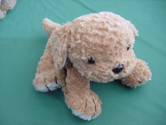 Plushland Golden Brown Dog Puppy Beanie Plush 2000