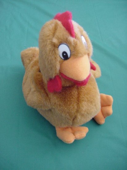 Steven Smith Rooster Chicken Brown Beanie Plush 6"