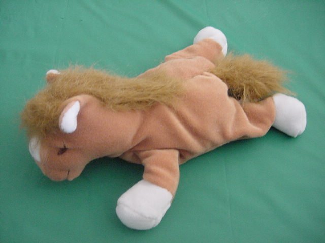 GMA Access Horse Pony Brown Beanie Plush 8"