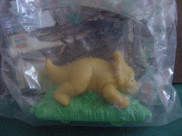 Burger King Land Before Time Sera Cera Dinosaur in Bag