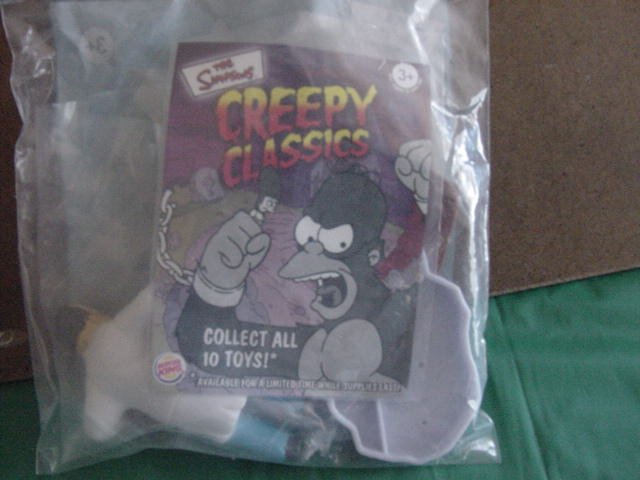 Burger King Simpsons Creepy Classics Dr Hibbert in bag