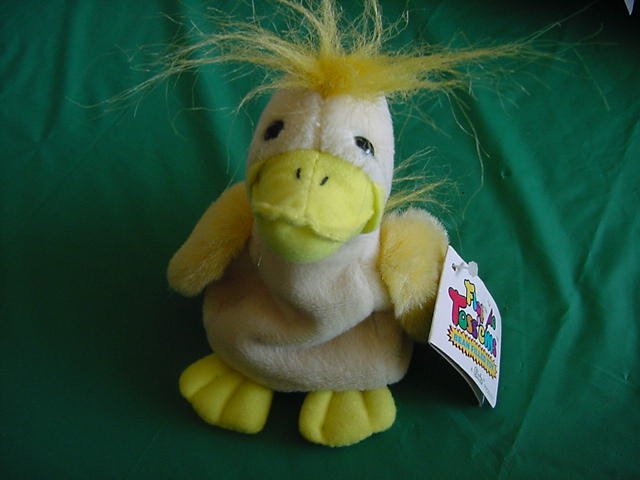 Floppie Toss'ems Drizzles Duck Beanie Plush 6" Ganz