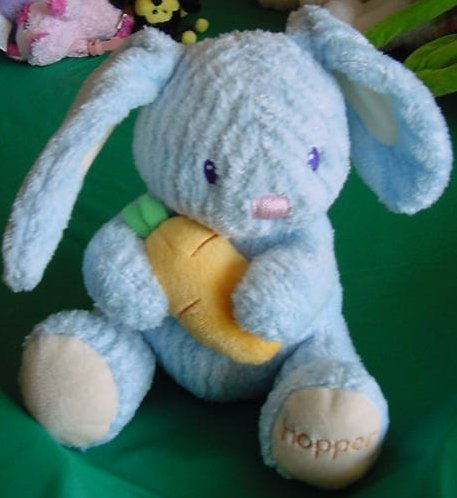 Easter Hopper Bunny Bright Starts Singing Plush 6"