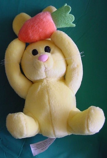 Easter Yellow Bunny Carrot Stuffed Plush 6" Galerie