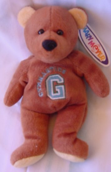 Mary Meyer Gymnastics Bear Beanie Stuffed Plush 7.5"