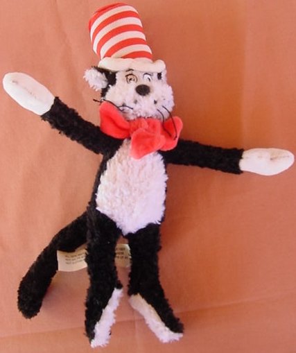 Cat in The Hat Movie Stuffed Plush 12" Chenille-ish Fur