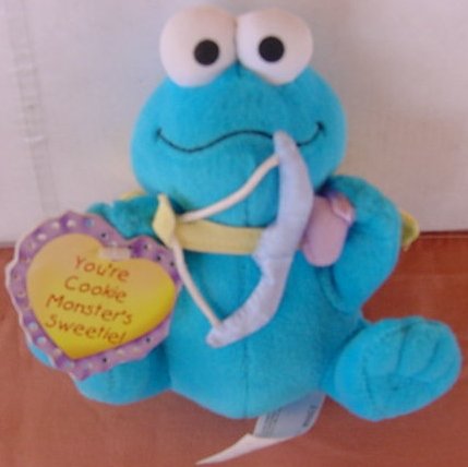 Cookie Monster Sweetie Cupid Stuffed Plush 5" Tag