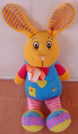 French Fizzy Yellow Bunny Plush 8" France Soda?