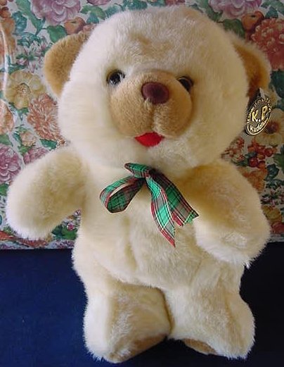 King Plush Kuddles Beige Bear Stuffed Plush 11" Soft
