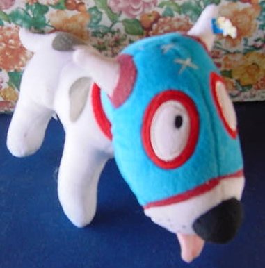 Mucha Lucha Wrestling Dog Stuffed Plush 9" Cartoon