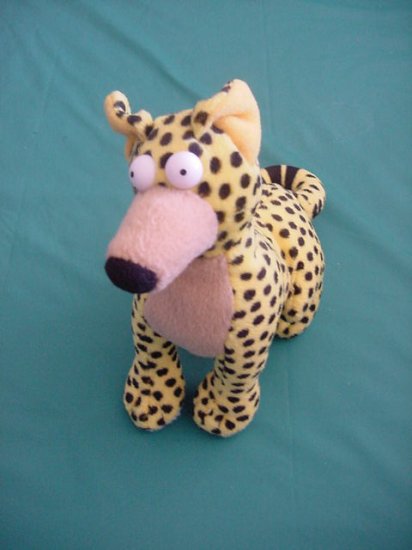 Jumbies Cheetah Spotted Cat Beanie Stuffed Plush 2000