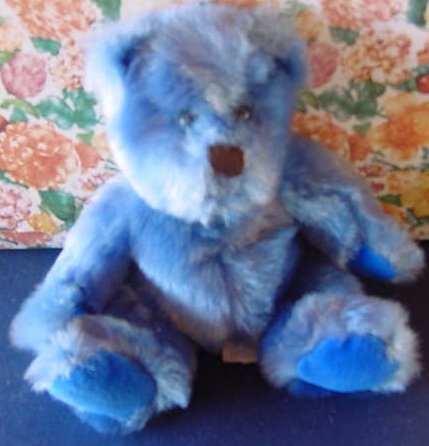 Blue September Bear Frannie Applause Stuffed Plush 7"