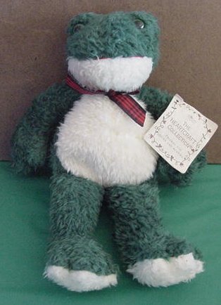 Russ Berrie Fribbit Frog Tag Stuffed Plush 10" Cute