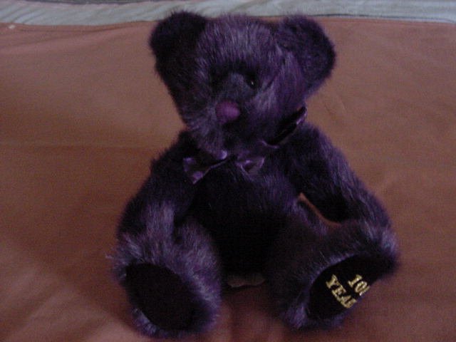 Russ Berrie Splendor Bear Stuffed Plush 6" 100 Year