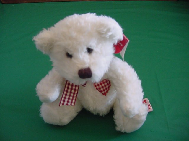 Russ Berrie True Heart White Bear Stuffed Plush 5" Tag