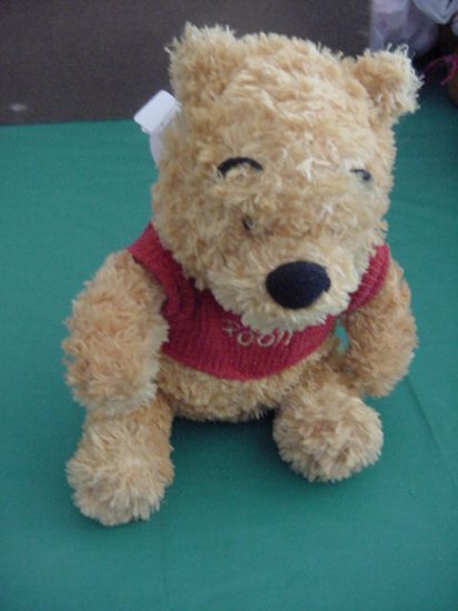 Winnie Pooh Bear Super Soft Bean Bag Stuffed Plush 7" Tag