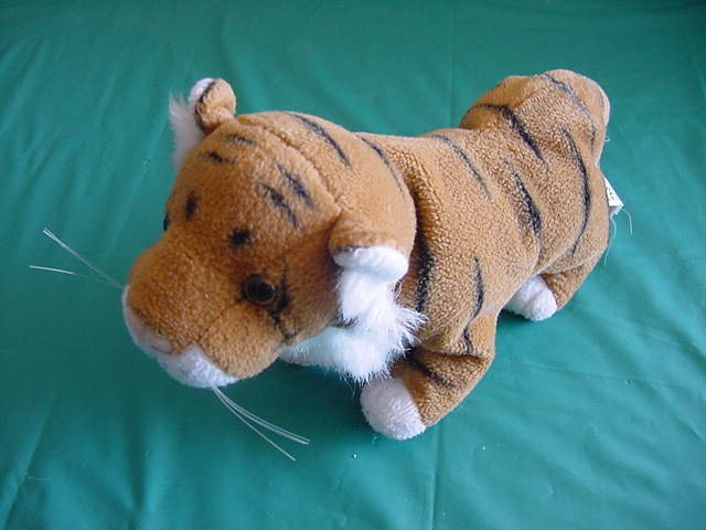 Fiesta Chubby Bengal Tiger Stuffed Plush 6.5" Tag