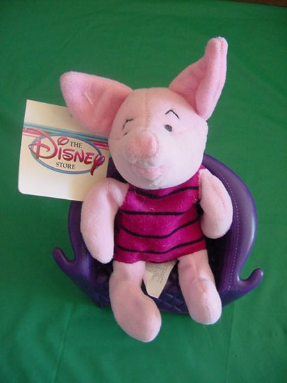 Pooh Piglet Stuffed Plush Disney Store 6" Tag