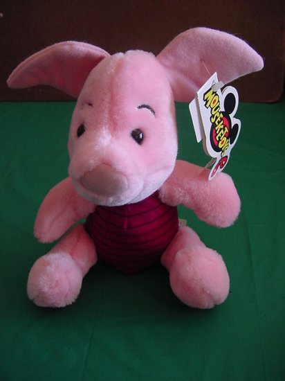 Pooh Piglet Stuffed Plush Mouseketoys 8" Tag