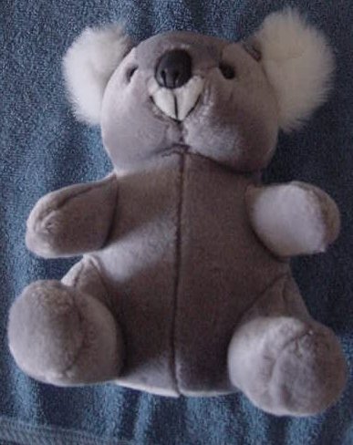 Steven Smith Gray Chubby Koala Bear Stuffed Plush 8"