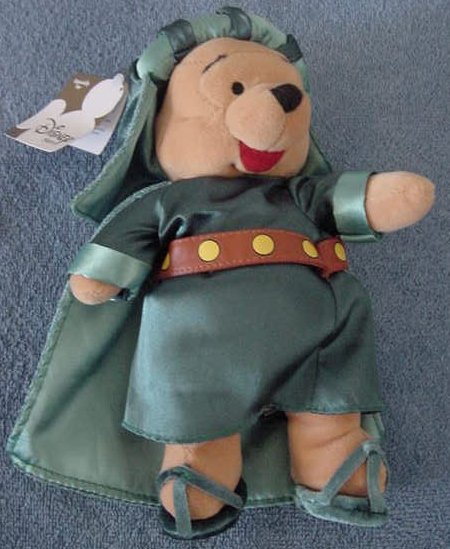 Pooh Bear Three Wisemen Disney Store Stuffed Plush 8"