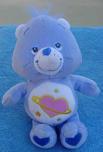 Care Bears Day Dream Bear Blue Stuffed Plush 2004