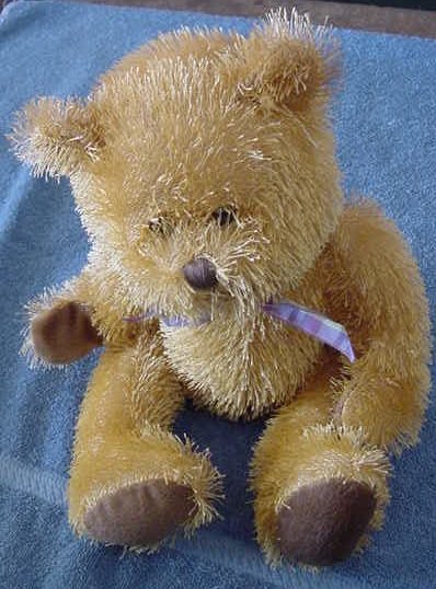 Circus Circus Casino Stringy Fur Bear Stuffed Plush 9"
