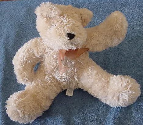 Circus Circus Casino Waving Pose Bear Stuffed Plush 7"