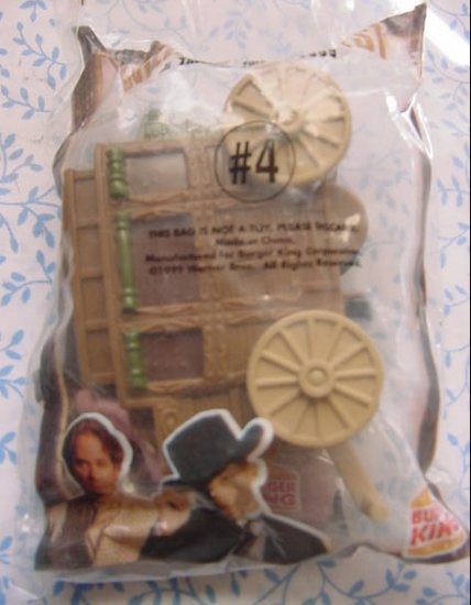 Burger King Wild Wild West Stagecoach Toy #4 MIP 1998