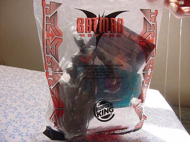 Burger King Batman Beyond Figure #3 Batarang Disc Thrower MIP
