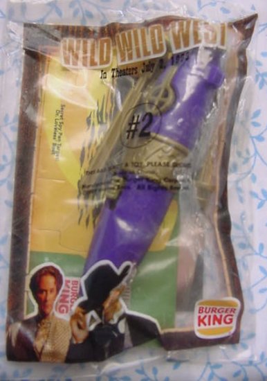 Burger King Wild Wild West Pen Launcher #2 Toy MIP 1998