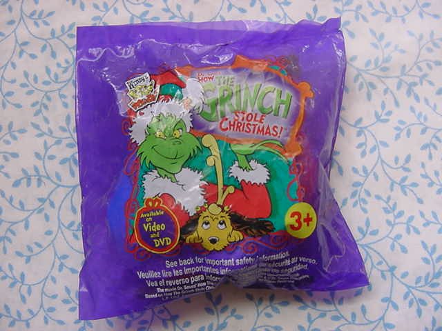 Wendy's Grinch Tree Ornament and Ball Game MIP