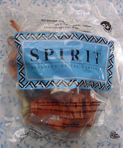Burger King Spirit of Cimarron Indian Native American Toy MIP