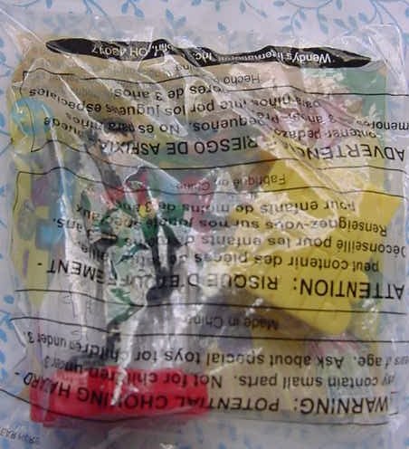 Wendy's Teen Titans Robin Spinner Box Kicker MIP Toy