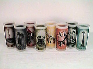 Set of 8 Glasses - 1962 Seattle World's Fair