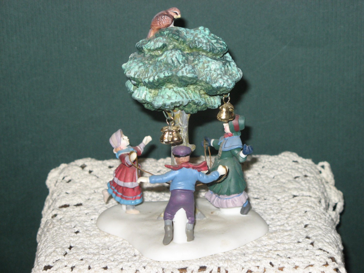 A Partridge In A Pear Tree Handpainted Porcelain Christmas Accessory New