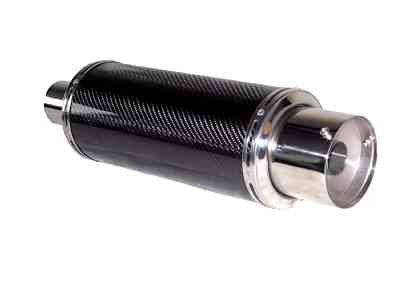 RPS Carbon Fibre with 4" Straight cut tip