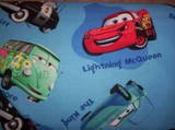 Disney cars on blue Medical ScrubTop