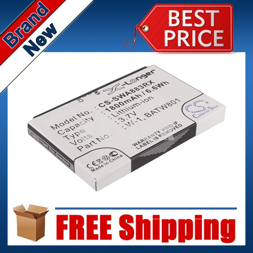 1800mAh Battery For Sierra Wireless Overdrive 4G, W-1, Overdrive 4G+