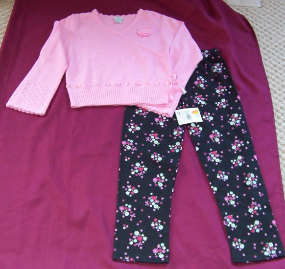 New w Tags Healthtex girls sweater & pants set Size 7