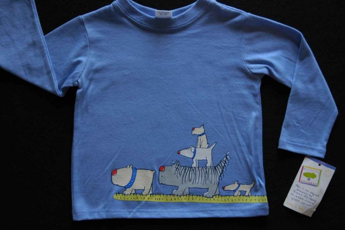 NWT Boys MULBERRIBUSH Tee Shirt Top Dog 12 M Fall